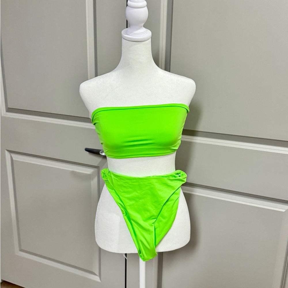 Good American Neon Green Bikini